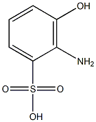 2-Amino-3-hydroxybenzenesulfonic acid Struktur