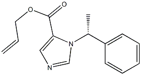 1-[(R)-1-Phenylethyl]-1H-imidazole-5-carboxylic acid allyl ester Structure