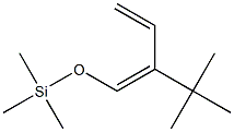 (E)-2-tert-Butyl-1-(trimethylsiloxy)-1,3-butadiene,,结构式