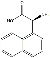 (S)-2-アミノ-2-(1-ナフチル)酢酸 化学構造式