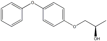 (R)-1-メチル-2-(4-フェノキシフェノキシ)エタノール 化学構造式