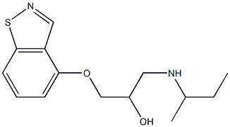 1-(1,2-Benzisothiazol-4-yloxy)-3-(sec-butylamino)-2-propanol|