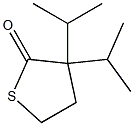 4,5-Dihydro-3,3-diisopropylthiophen-2(3H)-one Struktur