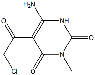 6-Amino-5-chloroacetyl-3-methylpyrimidine-2,4(1H,3H)-dione|