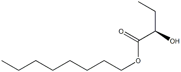 [R,(+)]-2-Hydroxybutyric acid octyl ester Structure