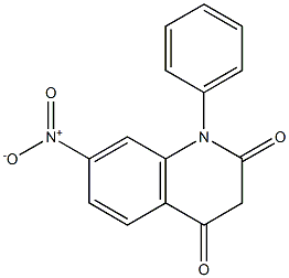 1-(Phenyl)-7-nitroquinoline-2,4(1H,3H)-dione Struktur