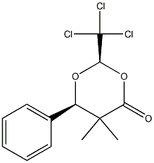 (2R,6R)-2-Trichloromethyl-5,5-dimethyl-6-phenyl-1,3-dioxan-4-one