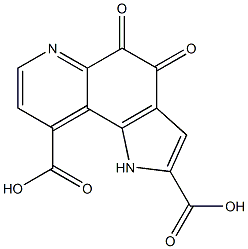 4,5-Dihydro-4,5-dioxo-1H-pyrrolo[2,3-f]quinoline-2,9-dicarboxylic acid Struktur