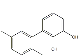 3-(2,5-Dimethylphenyl)-5-methylbenzene-1,2-diol