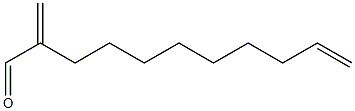 2-Methylene-10-undecenal Structure