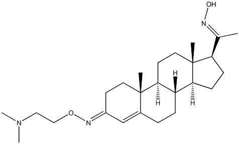 (3E,20E)-3-[2-(Dimethylamino)ethoxyimino]pregn-4-en-20-one oxime|