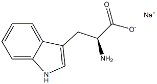 L-Tryptophan sodium salt,,结构式