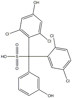  (2,5-Dichlorophenyl)(2,6-dichloro-4-hydroxyphenyl)(3-hydroxyphenyl)methanesulfonic acid