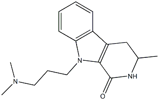 9-[3-(Dimethylamino)propyl]-3,4-dihydro-3-methyl-9H-pyrido[3,4-b]indol-1(2H)-one