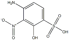 4-Amino-2-hydroxy-3-nitrobenzenesulfonic acid Structure