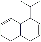 1,4,4a,5,6,8a-Hexahydro-1-isopropylnaphthalene Structure