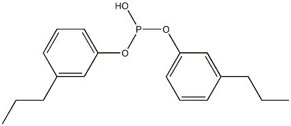 Phosphorous acid di(3-propylphenyl) ester Structure