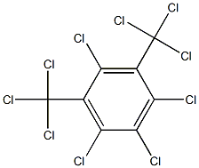2,4,5,6-Tetrachloro-1,3-bis(trichloromethyl)benzene,,结构式