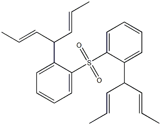 (2,5-Heptadien-4-yl)phenyl sulfone Structure
