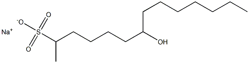 7-Hydroxytetradecane-2-sulfonic acid sodium salt|