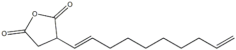 1,9-Decadienylsuccinic anhydride Structure