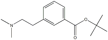 3-(2-Dimethylaminoethyl)benzoic acid tert-butyl ester,,结构式