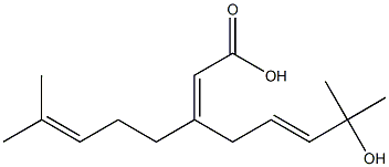 (2Z,5E)-7-Hydroxy-3-(4-methyl-3-pentenyl)-7-methyl-2,5-octadienoic acid|