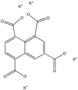 1,3,5,8-Naphthalenetetracarboxylic acid tetrapotassium salt Structure