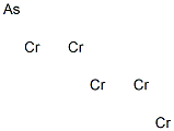 ペンタクロム-ひ素 化学構造式