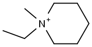 1-Ethyl-1-methylpiperidine-1-ium Structure