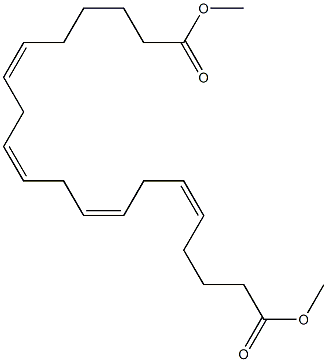 (5Z,8Z,11Z,14Z)-5,8,11,14-Icosatetrenedioic acid dimethyl ester Structure