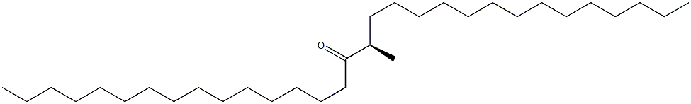 [15R,(-)]-15-Methylhentriacontane-16-one Struktur