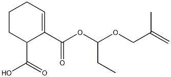 1-Cyclohexene-2,3-dicarboxylic acid hydrogen 2-[1-(methallyloxy)propyl] ester