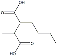 2-Butyl-3-methylbutanedioic acid Structure