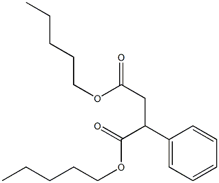 Phenylsuccinic acid dipentyl ester,,结构式