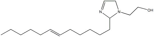 1-(2-ヒドロキシエチル)-2-(6-ドデセニル)-3-イミダゾリン 化学構造式