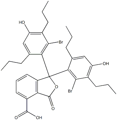 1,1-Bis(6-bromo-4-hydroxy-2,5-dipropylphenyl)-1,3-dihydro-3-oxoisobenzofuran-4-carboxylic acid|