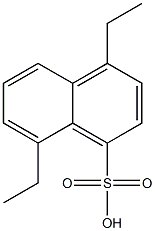 4,8-Diethyl-1-naphthalenesulfonic acid Struktur