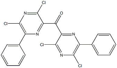 Phenyl(2,6-dichloropyrazin-3-yl) ketone,,结构式