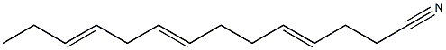 4,8,11-Tetradecatrienenitrile Structure