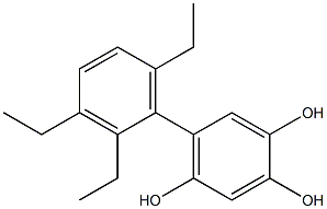 5-(2,3,6-Triethylphenyl)benzene-1,2,4-triol|