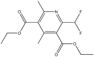 2-Difluoromethyl-6-methyl-4-methylpyridine-3,5-dicarboxylic acid diethyl ester|