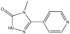 4-Methyl-5-(4-pyridinyl)-2H-1,2,4-triazol-3(4H)-one