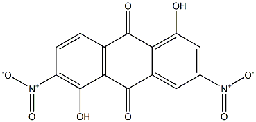 1,5-Dihydroxy-3,6-dinitroanthraquinone,,结构式