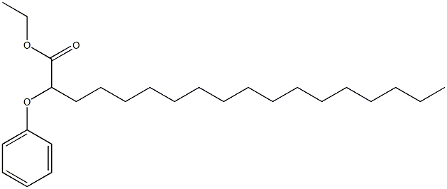 2-Phenoxystearic acid ethyl ester Structure