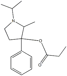 1-(1-Methylethyl)-2-methyl-3-phenylpyrrolidin-3-ol propionate