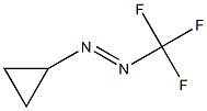 [(Trifluoromethyl)azo]cyclopropane 结构式