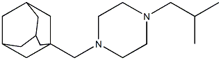 1-Isobutyl-4-(1-adamantylmethyl)piperazine