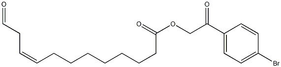 (Z)-12-Oxo-9-dodecenoic acid 2-(4-bromophenyl)-2-oxoethyl ester,,结构式