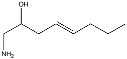 1-Amino-4-octen-2-ol Structure